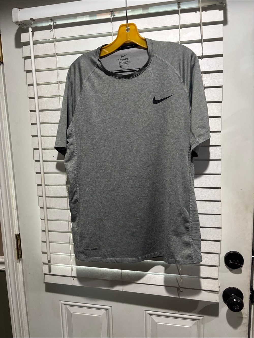 Nike Grey Dri-FIT Short-Sleeve Athletic Tee